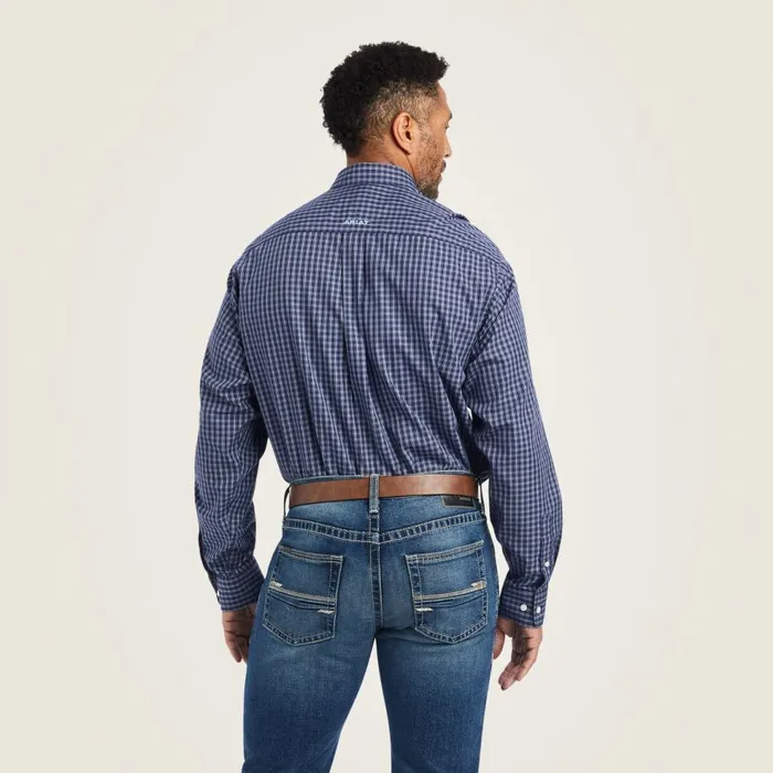 Men Wrinkle Free Immanuel Classic Fit Shirt Midnight Sail Ariat Button Down Shirts Men Wrinkle Free Immanuel Classic Fit Shirt Midnight Sail Ariat Button Down Shirts
