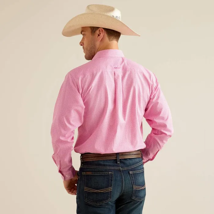 Men Wrinkle Free Oden Classic Fit Shirt Rose Violet Ariat Button Down Shirts Men Wrinkle Free Oden Classic Fit Shirt Rose Violet Ariat Button Down Shirts