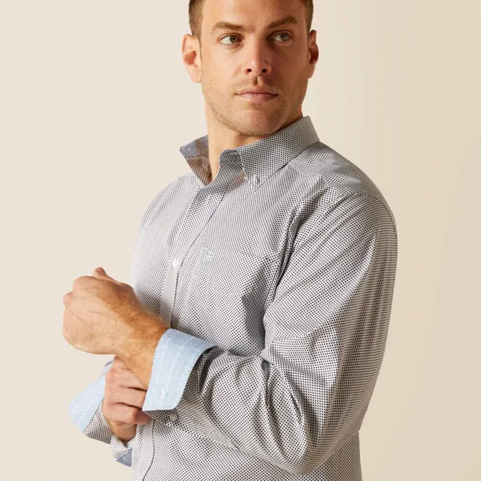 Men Wrinkle Free Wes Classic Fit Shirt Peacoat Ariat Button Down Shirts Men Wrinkle Free Wes Classic Fit Shirt Peacoat Ariat Button Down Shirts
