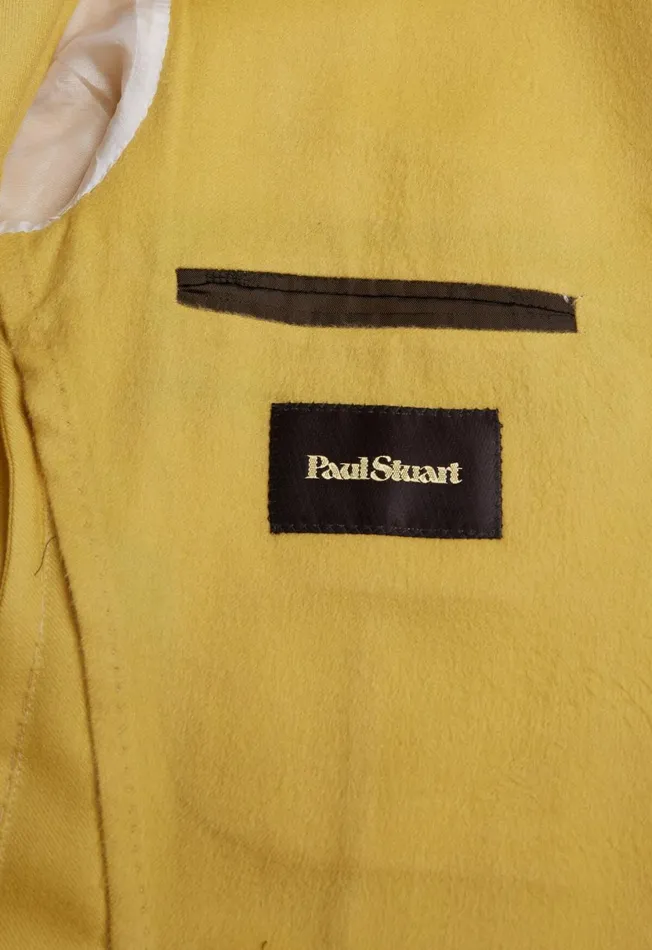 Men Yellow Cashmere Soft Jacket Yellow Paul Stuart Sport Jacket and Blazers Men Yellow Cashmere Soft Jacket Yellow Paul Stuart Sport Jacket and Blazers