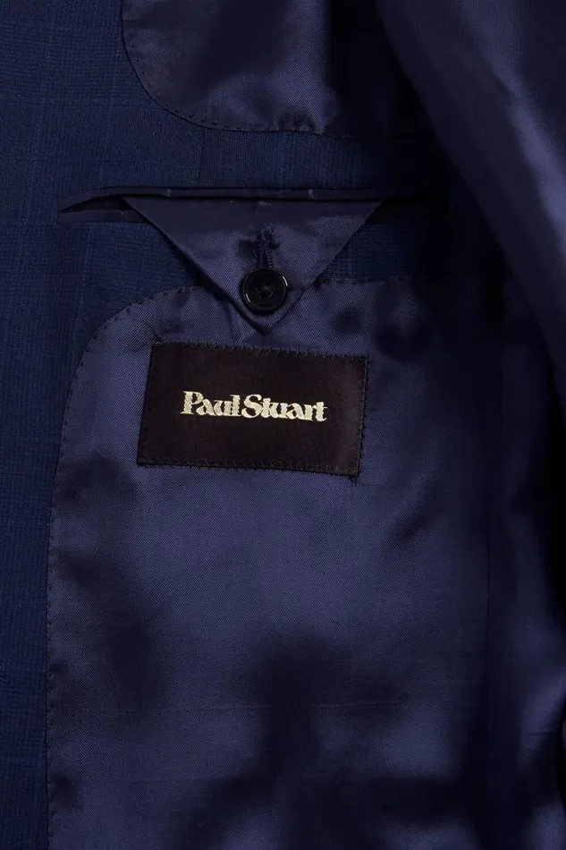 Mens Paul Stuart Blazers and Jackets Navy Plaid Summer Jacket Navy Mens Paul Stuart Blazers and Jackets Navy Plaid Summer Jacket Navy