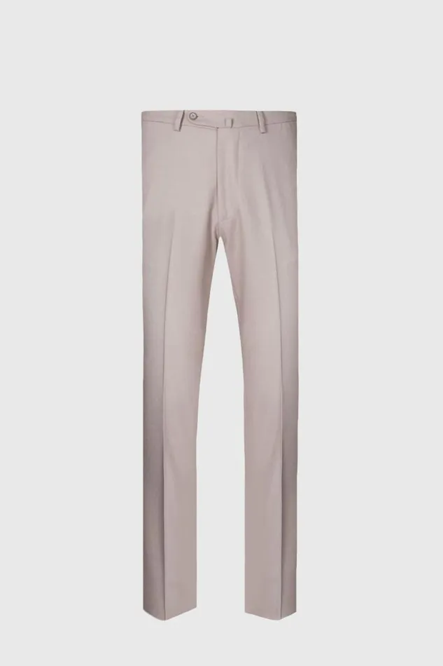 Mens Paul Stuart Dress Pants Wool Flannel Dress Trouser Dove