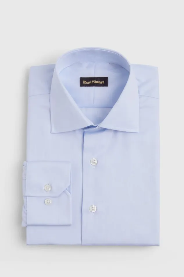 Mens Paul Stuart Dress Shirts The Traveler Dress Shirt Blue