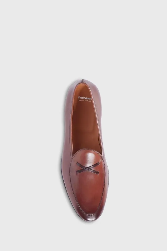 Mens Paul Stuart Loafers Francisco Leather Loafer Camel Mens Paul Stuart Loafers Francisco Leather Loafer Camel