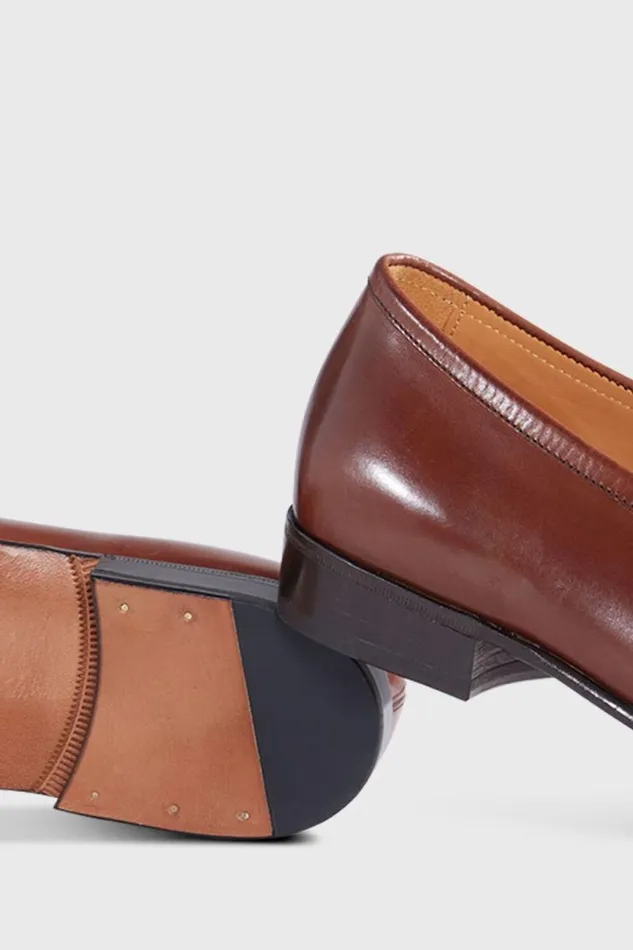 Mens Paul Stuart Loafers Francisco Leather Loafer Camel Mens Paul Stuart Loafers Francisco Leather Loafer Camel