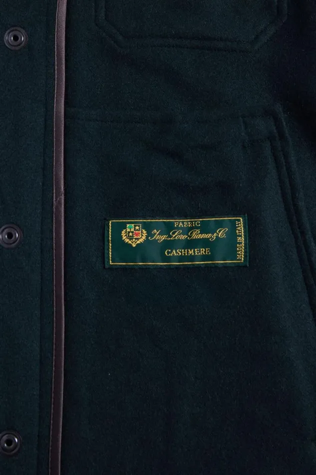 Mens Paul Stuart Outerwear Cashmere Shirt Jacket Hunter Green Mens Paul Stuart Outerwear Cashmere Shirt Jacket Hunter Green