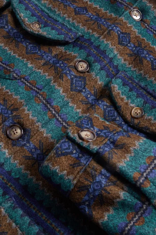 Mens Paul Stuart Outerwear Printed Shirt Jacket Sand Mens Paul Stuart Outerwear Printed Shirt Jacket Sand
