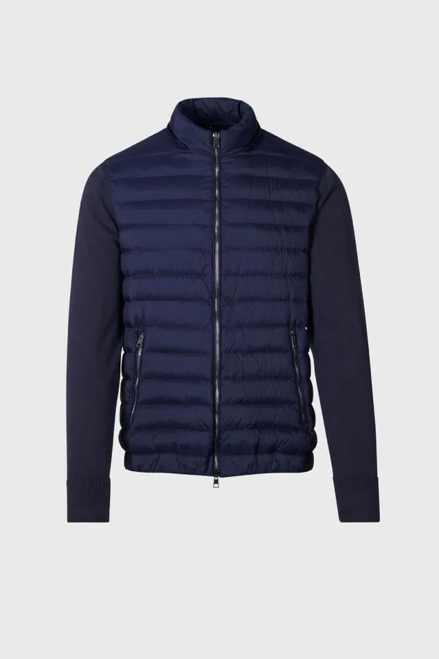 Mens Paul Stuart Outerwear Quilted Jacket With Hood Navy Mens Paul Stuart Outerwear Quilted Jacket With Hood Navy