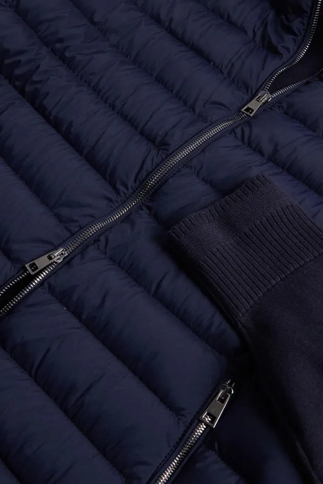 Mens Paul Stuart Outerwear Quilted Jacket With Hood Navy Mens Paul Stuart Outerwear Quilted Jacket With Hood Navy