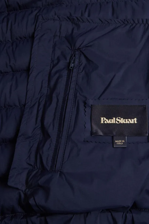 Mens Paul Stuart Outerwear Quilted Jacket With Hood Navy Mens Paul Stuart Outerwear Quilted Jacket With Hood Navy