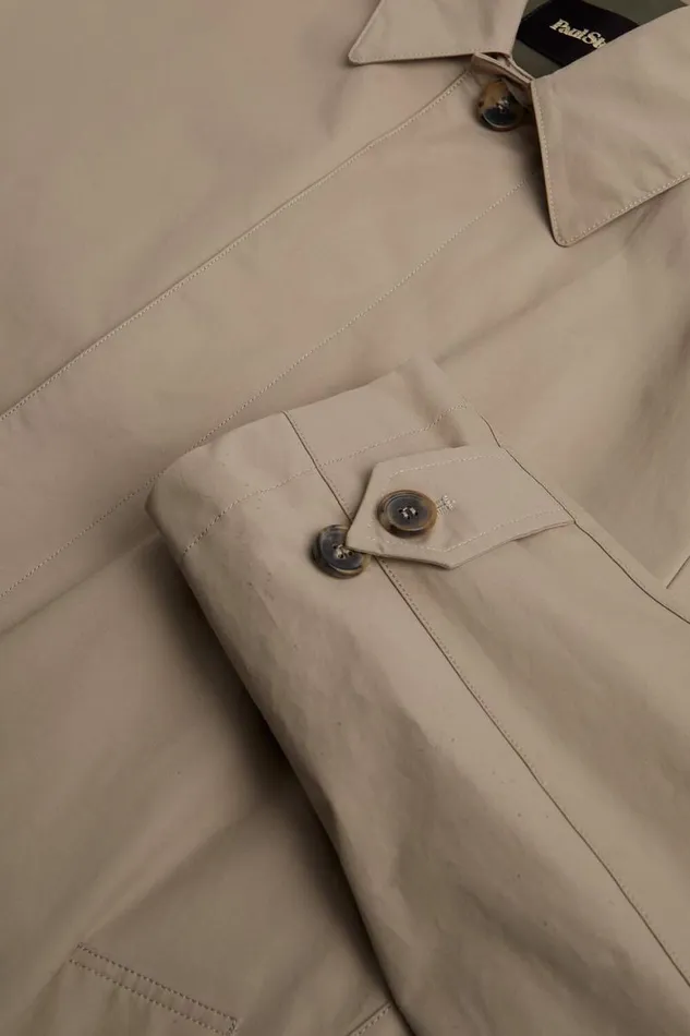 Mens Paul Stuart Outerwear Tailored Fit Raincoat Khaki Mens Paul Stuart Outerwear Tailored Fit Raincoat Khaki