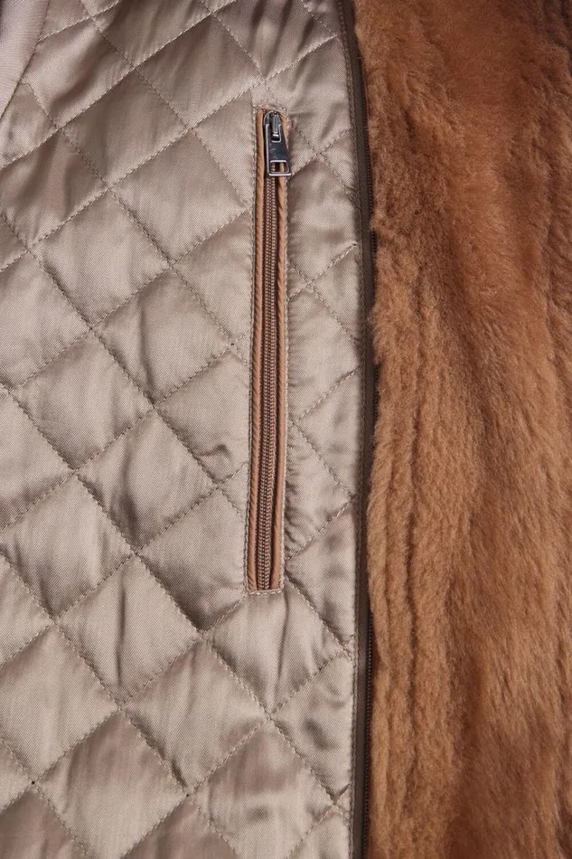 Mens Paul Stuart Outerwear Wool Coat With Shearling Gilet Camel Mens Paul Stuart Outerwear Wool Coat With Shearling Gilet Camel