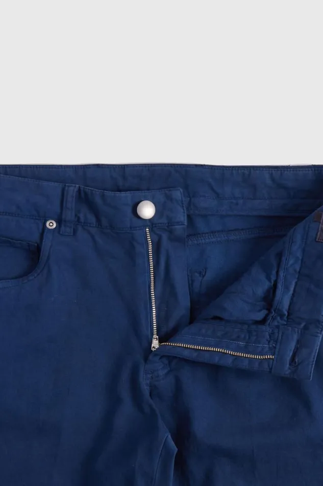Mens Paul Stuart Pants Cotton Five Pocket Pant Dark Blue Mens Paul Stuart Pants Cotton Five Pocket Pant Dark Blue