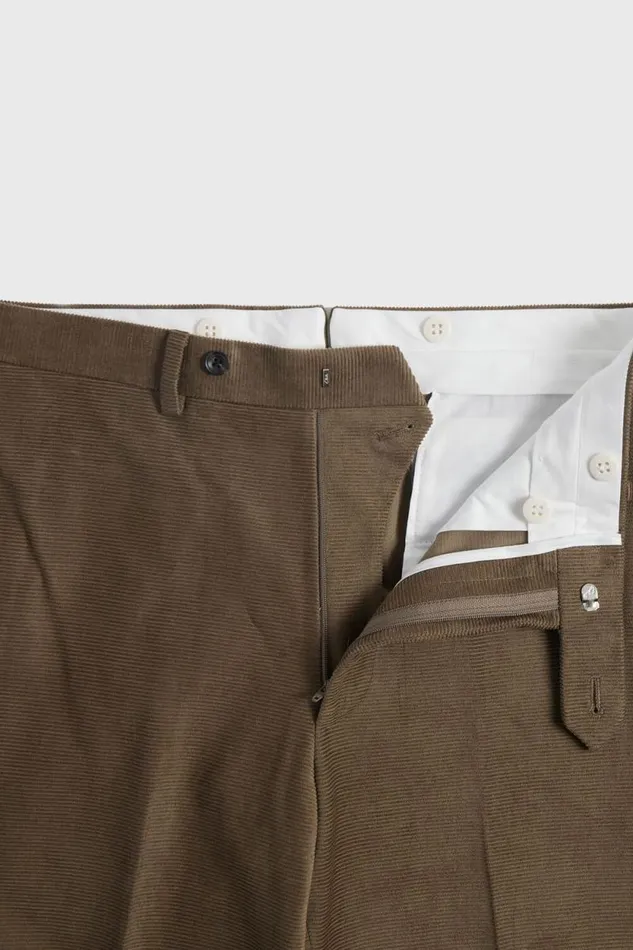 Mens Paul Stuart Pants James Horizontal Corduroy Trouser Light Olive Mens Paul Stuart Pants James Horizontal Corduroy Trouser Light Olive