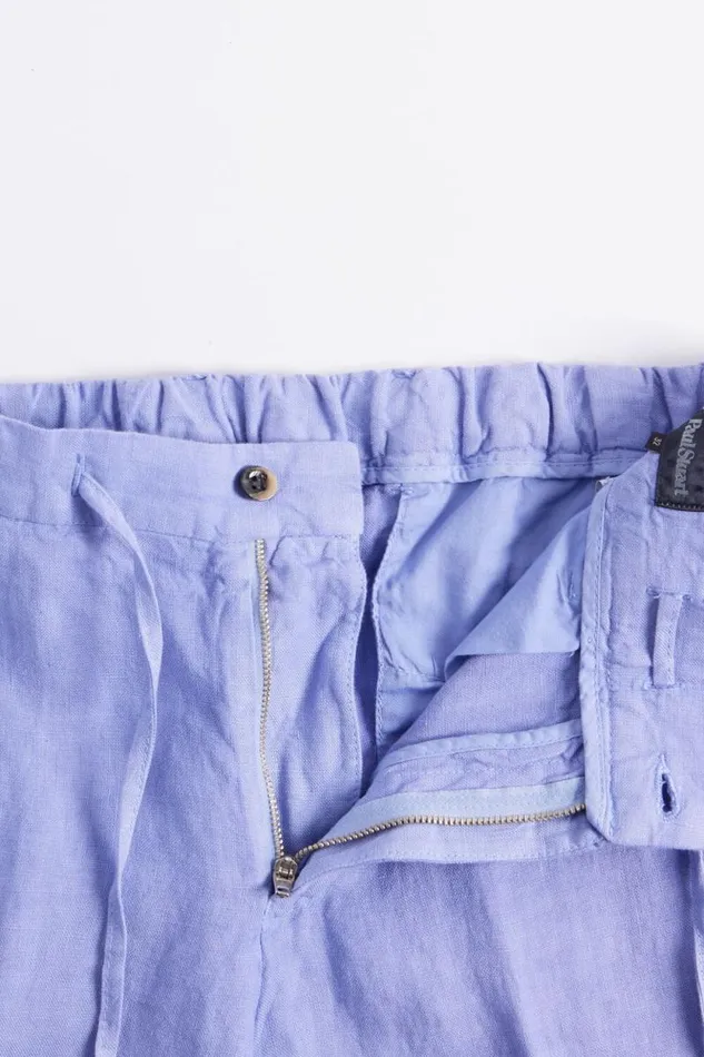 Mens Paul Stuart Pants Linen Drawstring Trouser Purple Mens Paul Stuart Pants Linen Drawstring Trouser Purple