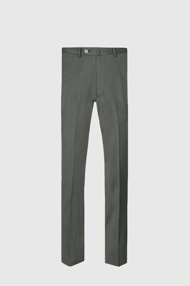 Mens Paul Stuart Pants Wool Soft Cavalry Twill Trouser Dark Green
