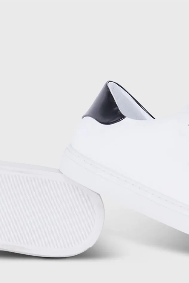 Mens Paul Stuart Sneakers Homer Leather Sneaker White Mens Paul Stuart Sneakers Homer Leather Sneaker White