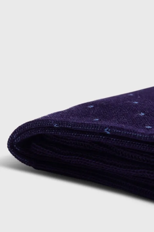Mens Paul Stuart Socks Cotton Bird039s Eye Sock Purple Mens Paul Stuart Socks Cotton Bird039s Eye Sock Purple