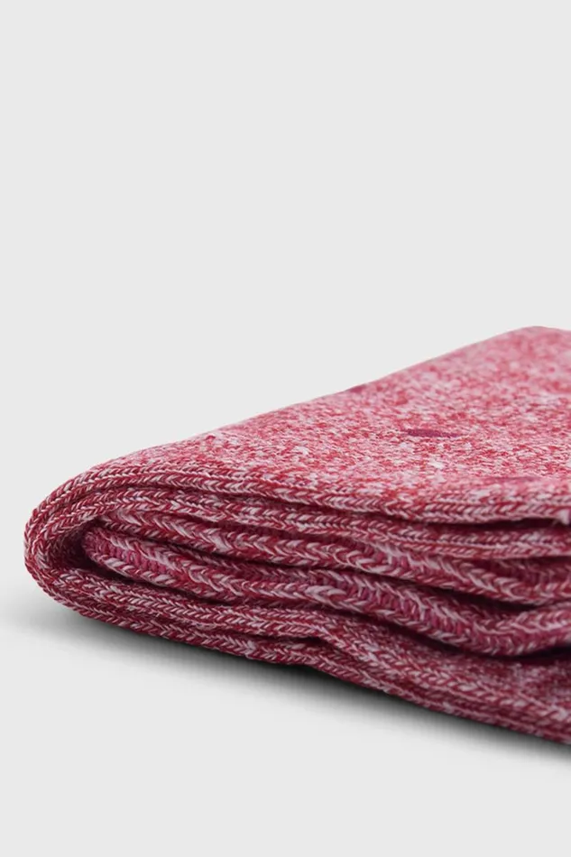 Mens Paul Stuart Socks Linen Mlange Dotted Sock Rose Mens Paul Stuart Socks Linen Mlange Dotted Sock Rose