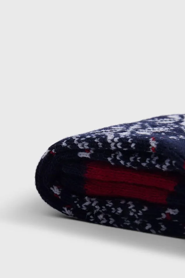 Mens Paul Stuart Socks Nordic Fair Isle Sock Navy Mens Paul Stuart Socks Nordic Fair Isle Sock Navy