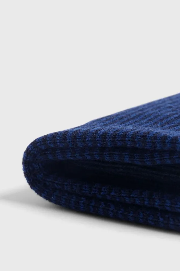 Mens Paul Stuart Socks Two Color Stripe Sock Blue Mens Paul Stuart Socks Two Color Stripe Sock Blue