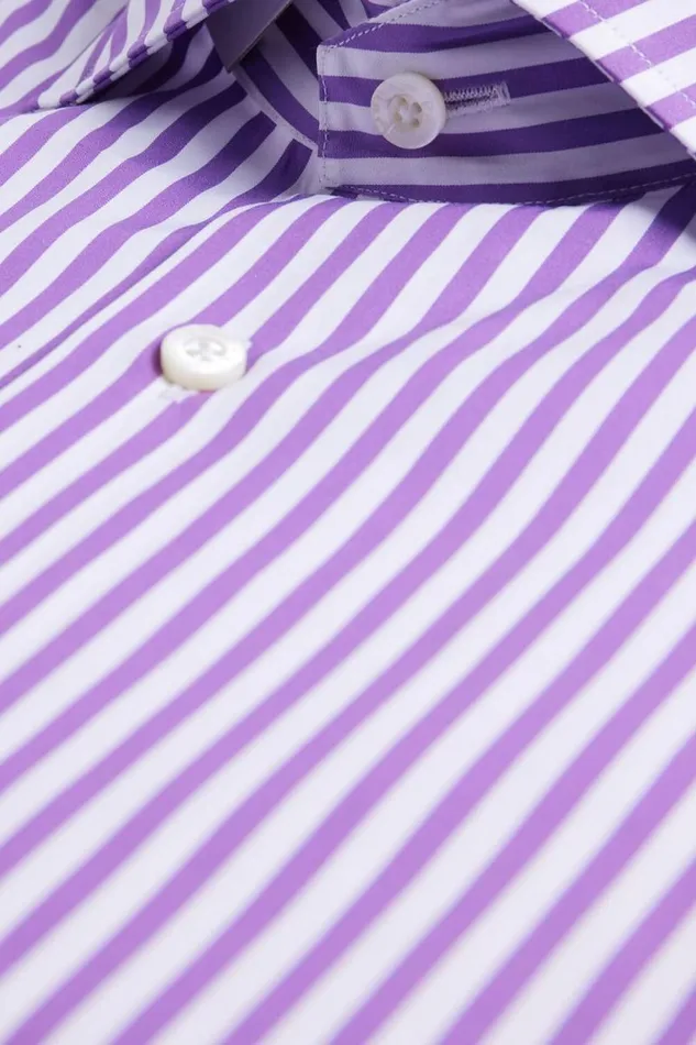 Mens Paul Stuart Sport Shirts Cotton Bengal Stripe Sport Shirt Purple Mens Paul Stuart Sport Shirts Cotton Bengal Stripe Sport Shirt Purple