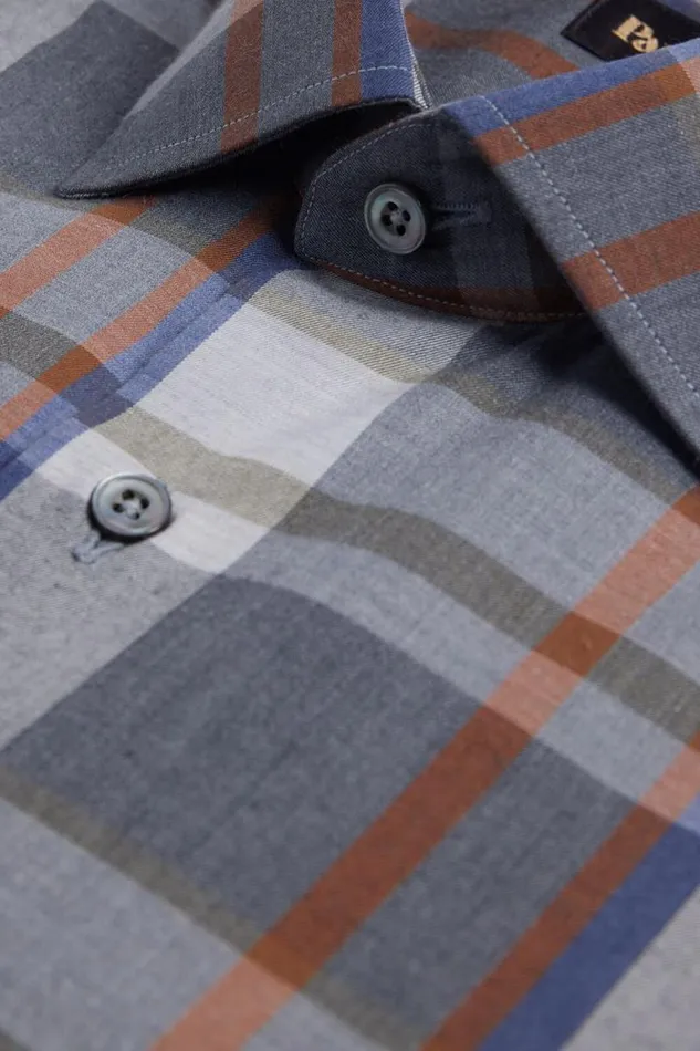 Mens Paul Stuart Sport Shirts Cotton Flannel Plaid Sport Shirt Light Greydark Grey Mens Paul Stuart Sport Shirts Cotton Flannel Plaid Sport Shirt Light Greydark Grey