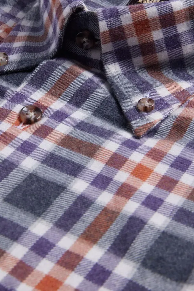 Mens Paul Stuart Sport Shirts Flannel Plaid Sport Shirt Orangepurple Mens Paul Stuart Sport Shirts Flannel Plaid Sport Shirt Orangepurple