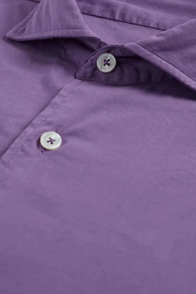 Mens Paul Stuart Sport Shirts Soft Cotton Sport Shirt Purple Mens Paul Stuart Sport Shirts Soft Cotton Sport Shirt Purple