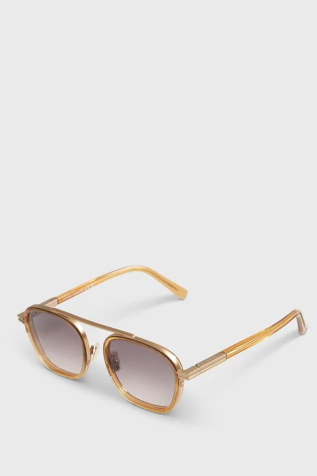 Mens Paul Stuart Sunglasses and Eyewear Zegna Shiny Gold Geometric Gold Mens Paul Stuart Sunglasses and Eyewear Zegna Shiny Gold Geometric Gold