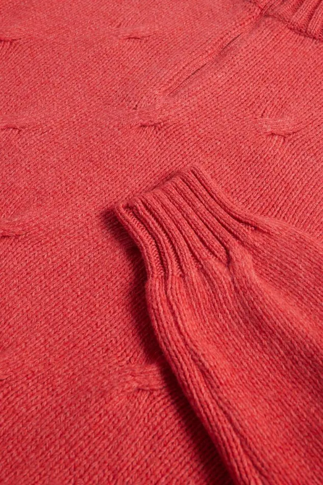 Mens Paul Stuart Sweaters Cable Cashmere Quarter Zip Sweater Cranberry Mens Paul Stuart Sweaters Cable Cashmere Quarter Zip Sweater Cranberry