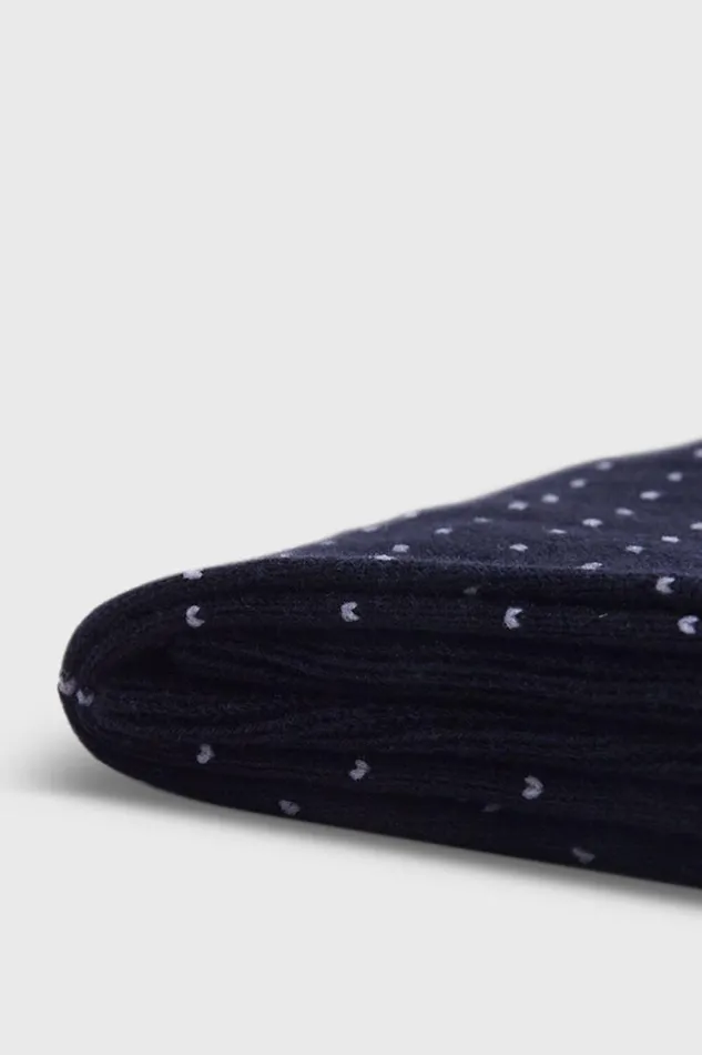 Mens Paul Stuart The Cashmere Shop Pindot Dress Sock Navy Mens Paul Stuart The Cashmere Shop Pindot Dress Sock Navy