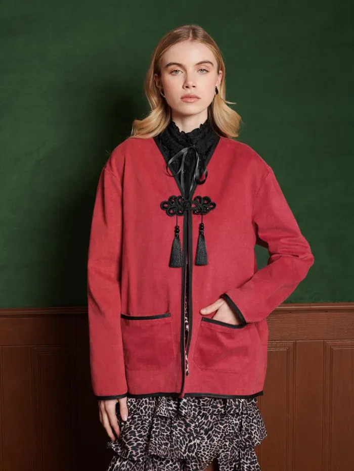 Menswear Jackets Sister Jane Leroy Jacket Redwood Red Menswear Jackets Sister Jane Leroy Jacket Redwood Red