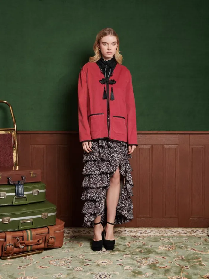 Menswear Jackets Sister Jane Leroy Jacket Redwood Red Menswear Jackets Sister Jane Leroy Jacket Redwood Red