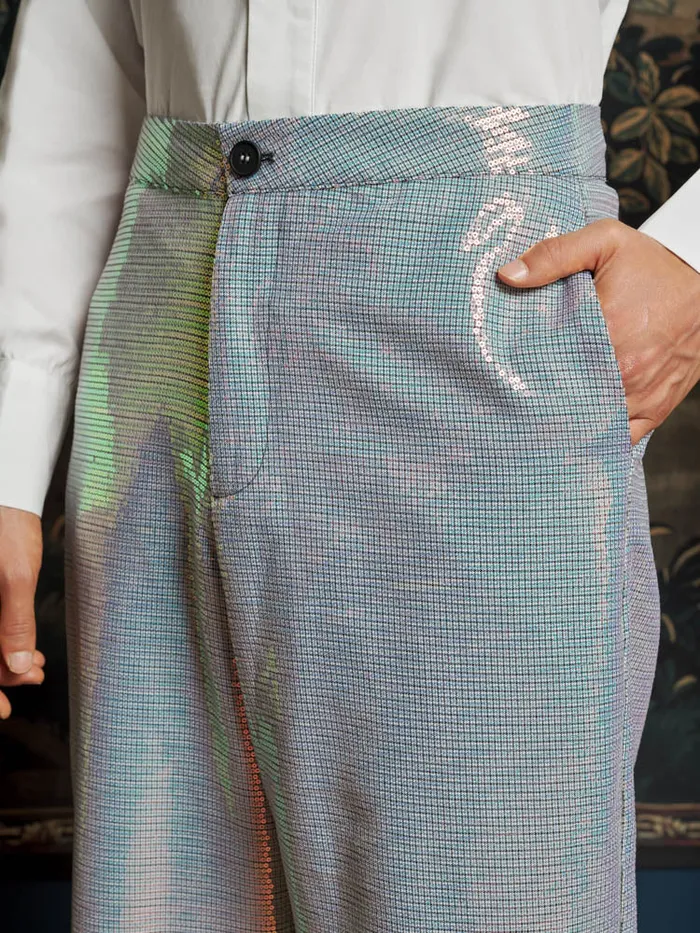 Menswear Trousers Sister Jane Edgar Sequin Trousers Multi Sequin Menswear Trousers Sister Jane Edgar Sequin Trousers Multi Sequin
