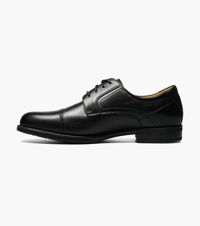 Midtown Cap Toe Oxford Black Men Florsheim Dress Shoes
