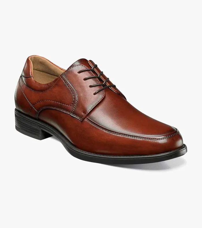 Midtown Moc Toe Oxford Cognac Men Florsheim Dress Shoes