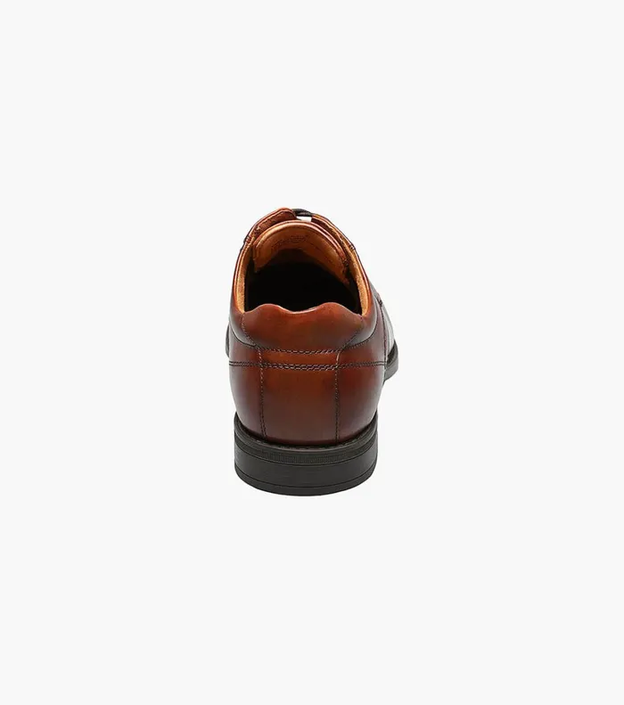 Midtown Moc Toe Oxford Cognac Men Florsheim Dress Shoes