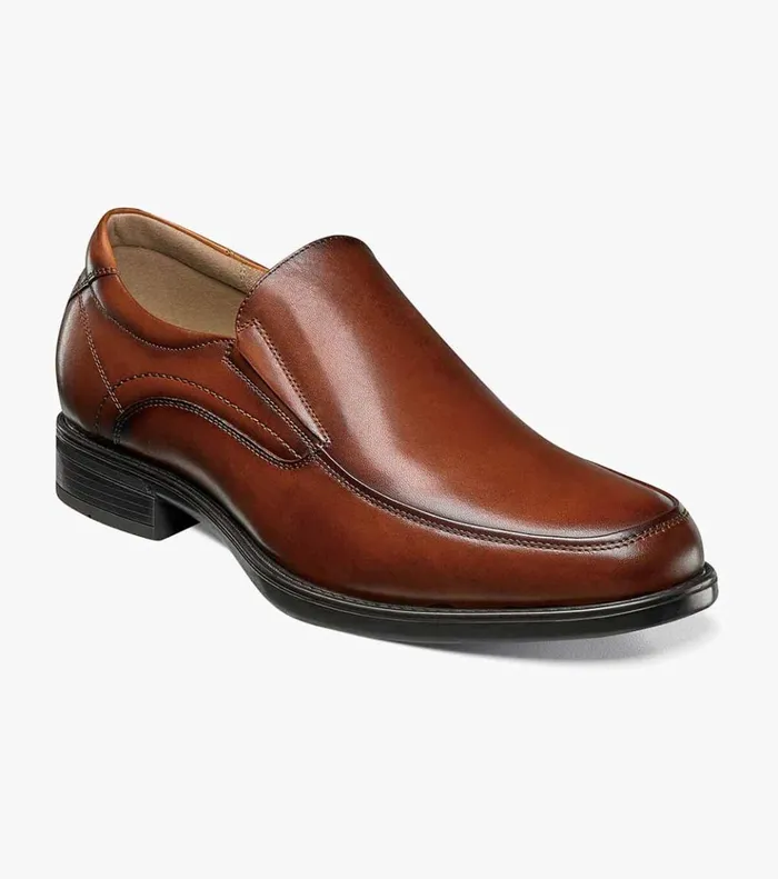 Midtown Moc Toe Slip On Cognac Men Florsheim Dress Shoes