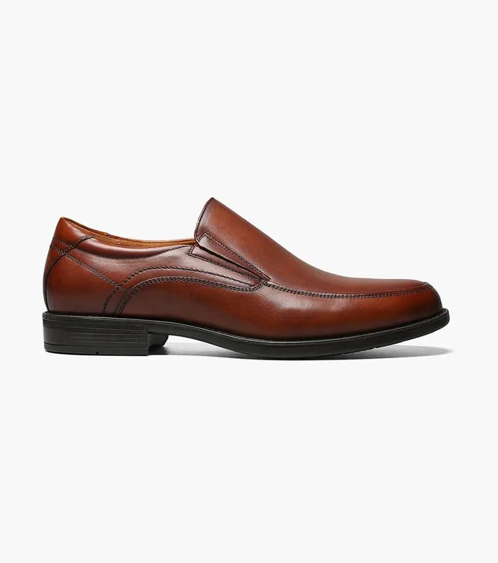 Midtown Moc Toe Slip On Cognac Men Florsheim Dress Shoes