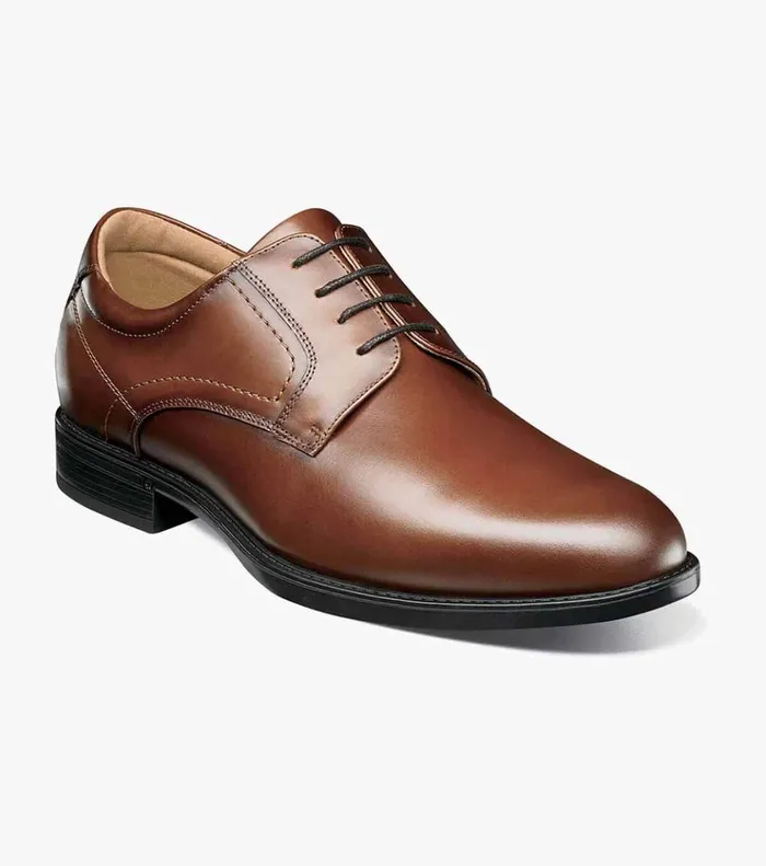 Midtown Waterproof Plain Toe Oxford Cognac Men Florsheim Dress Shoes