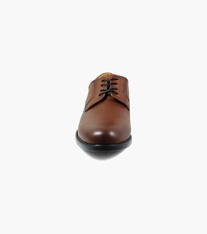 Midtown Waterproof Plain Toe Oxford Cognac Men Florsheim Dress Shoes