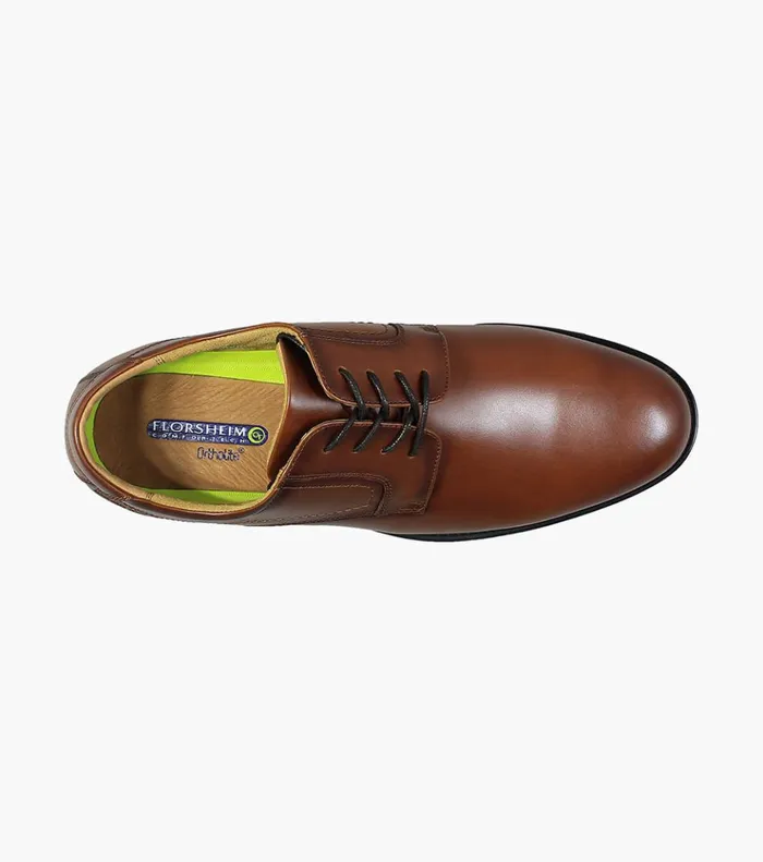 Midtown Waterproof Plain Toe Oxford Cognac Men Florsheim Dress Shoes