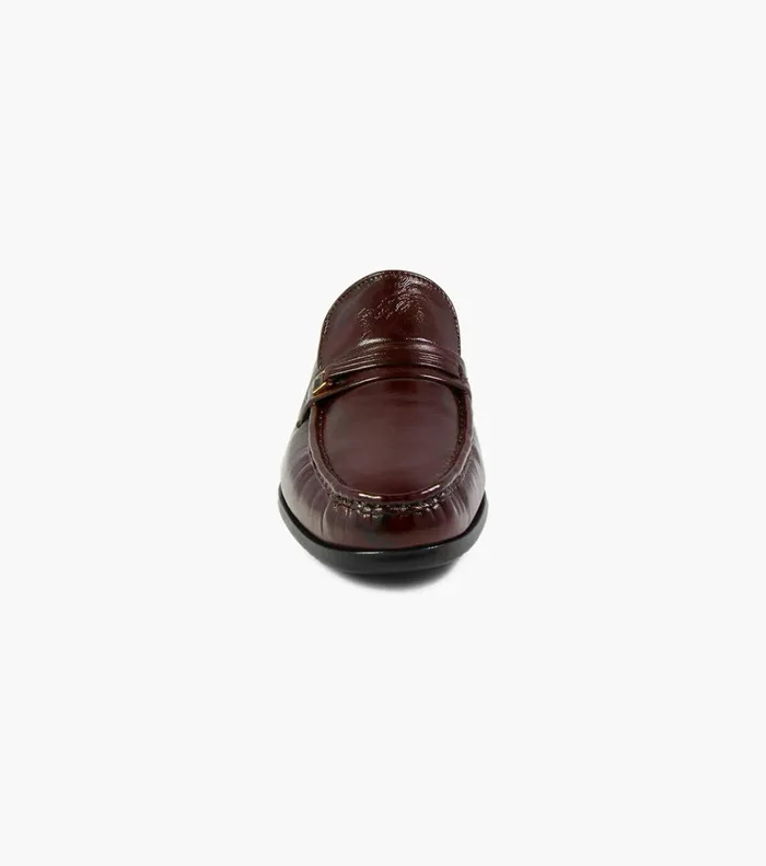 Milano Moc Toe Bit Loafer Burgundy Men Florsheim Dress Shoes