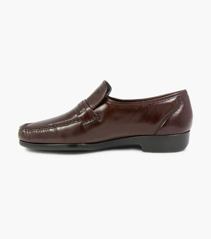 Milano Moc Toe Bit Loafer Burgundy Men Florsheim Dress Shoes