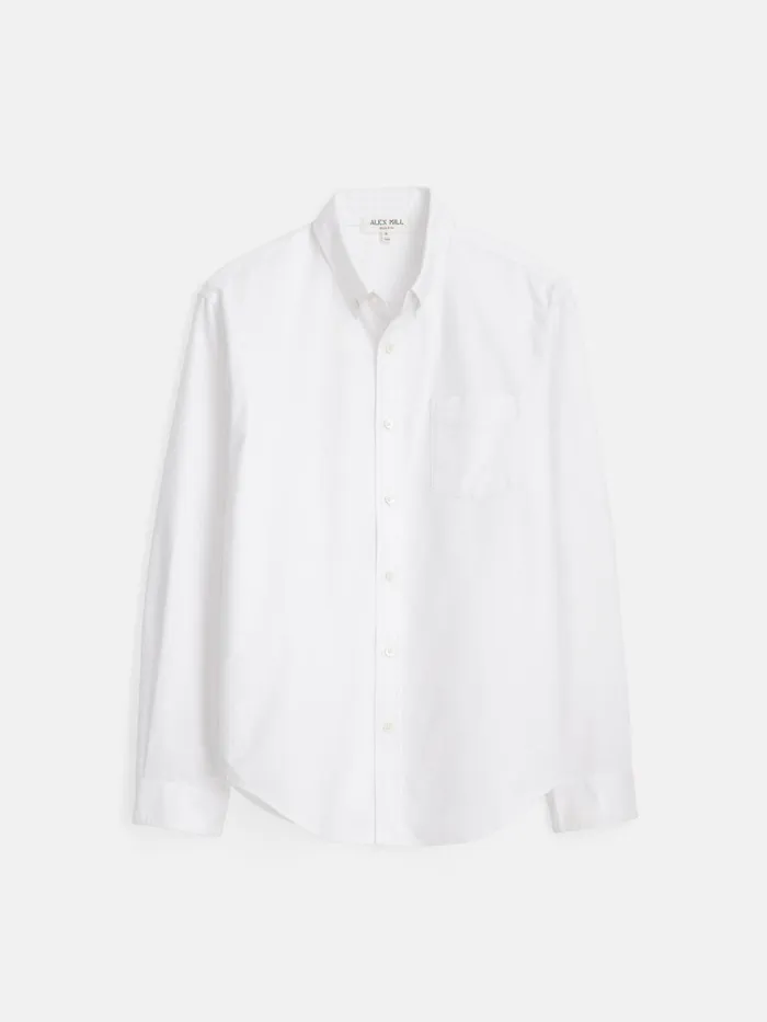 Mill Shirt In Oxford White Men Alex Mill Shirts