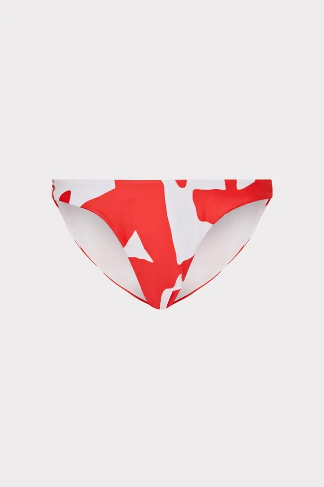 Milly Margot Grand Foliage Bottom Redwhite Women Swim and Coverups