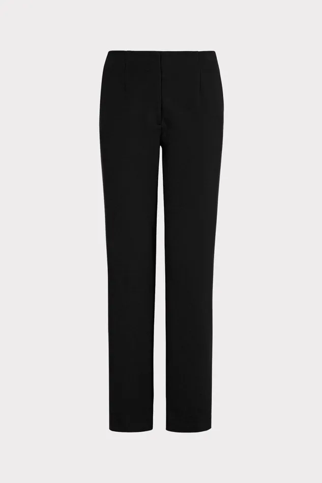 Milly Nicole Ponte Pants Black Women Pants