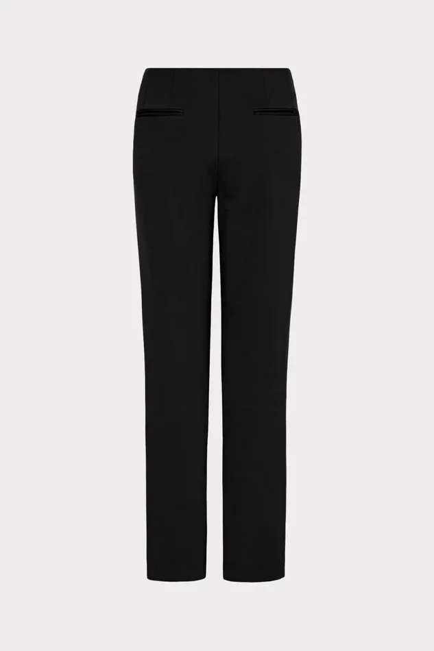 Milly Nicole Ponte Pants Black Women Pants