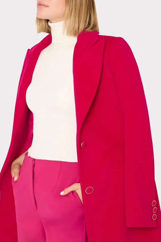 Milly Nicole Ponte Pants Pink Women Pants